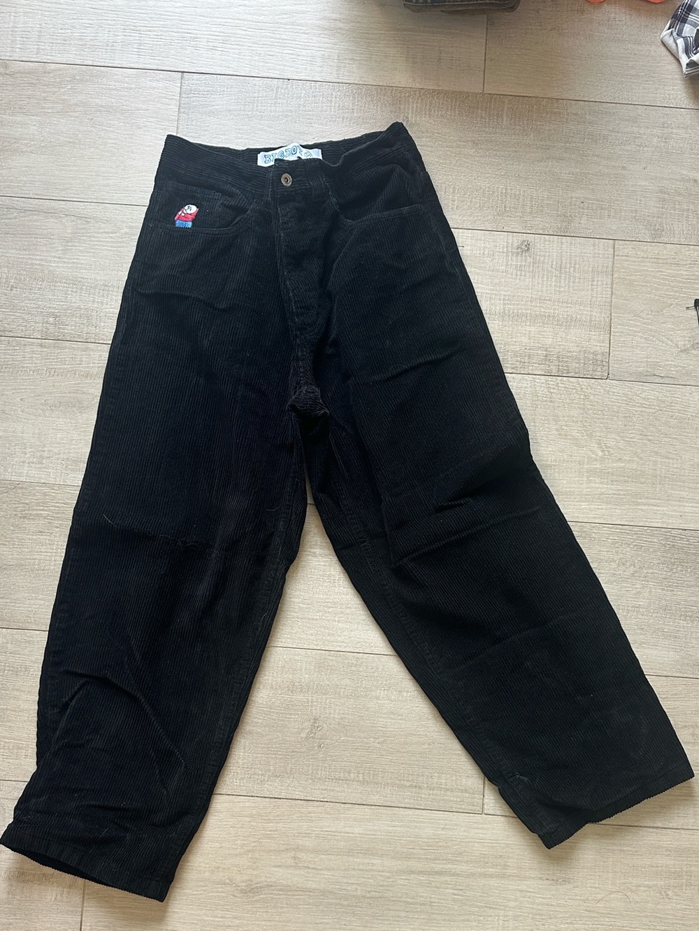 Men's Black Corduroy Casual Jeans - Classic Casual Fit